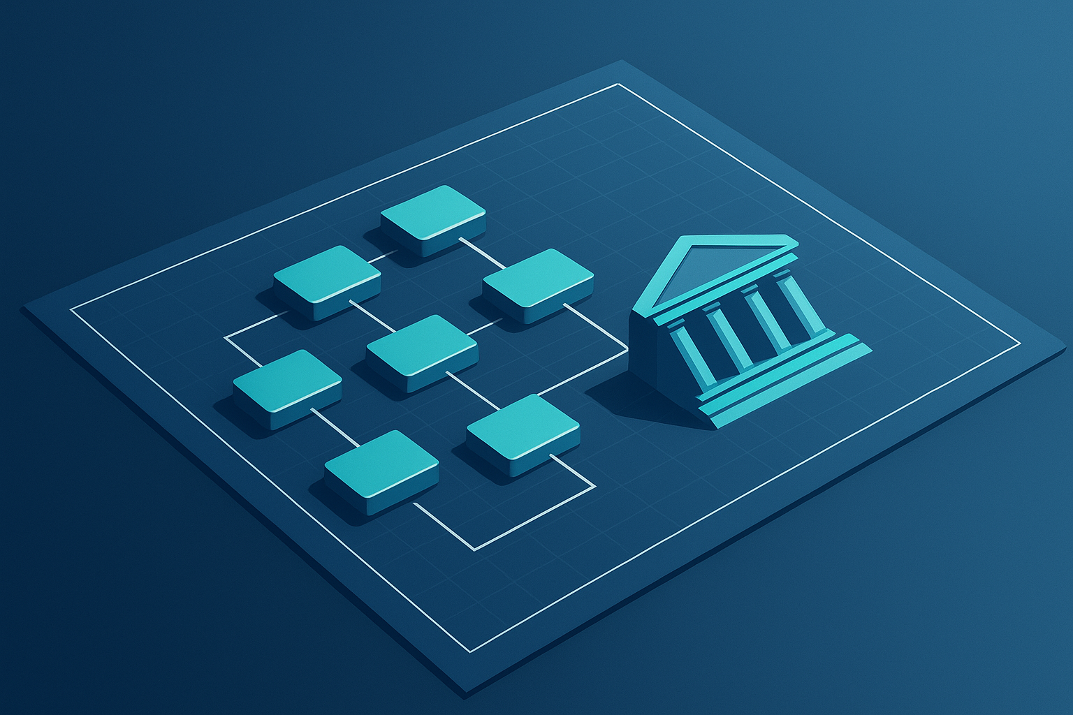 Blueprint design for a scraping skill library illustration