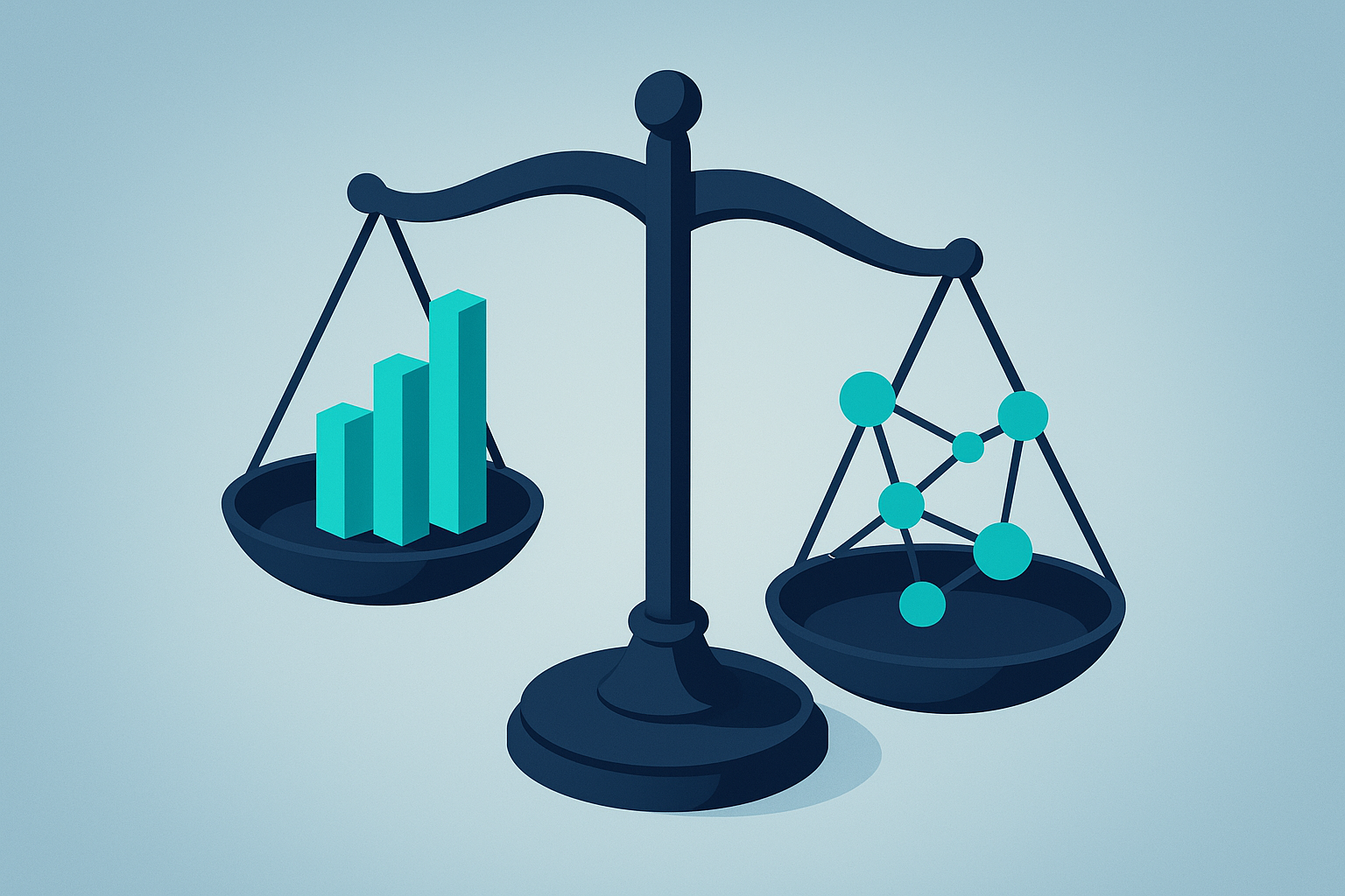 Illustration comparing Perplexity and Google features