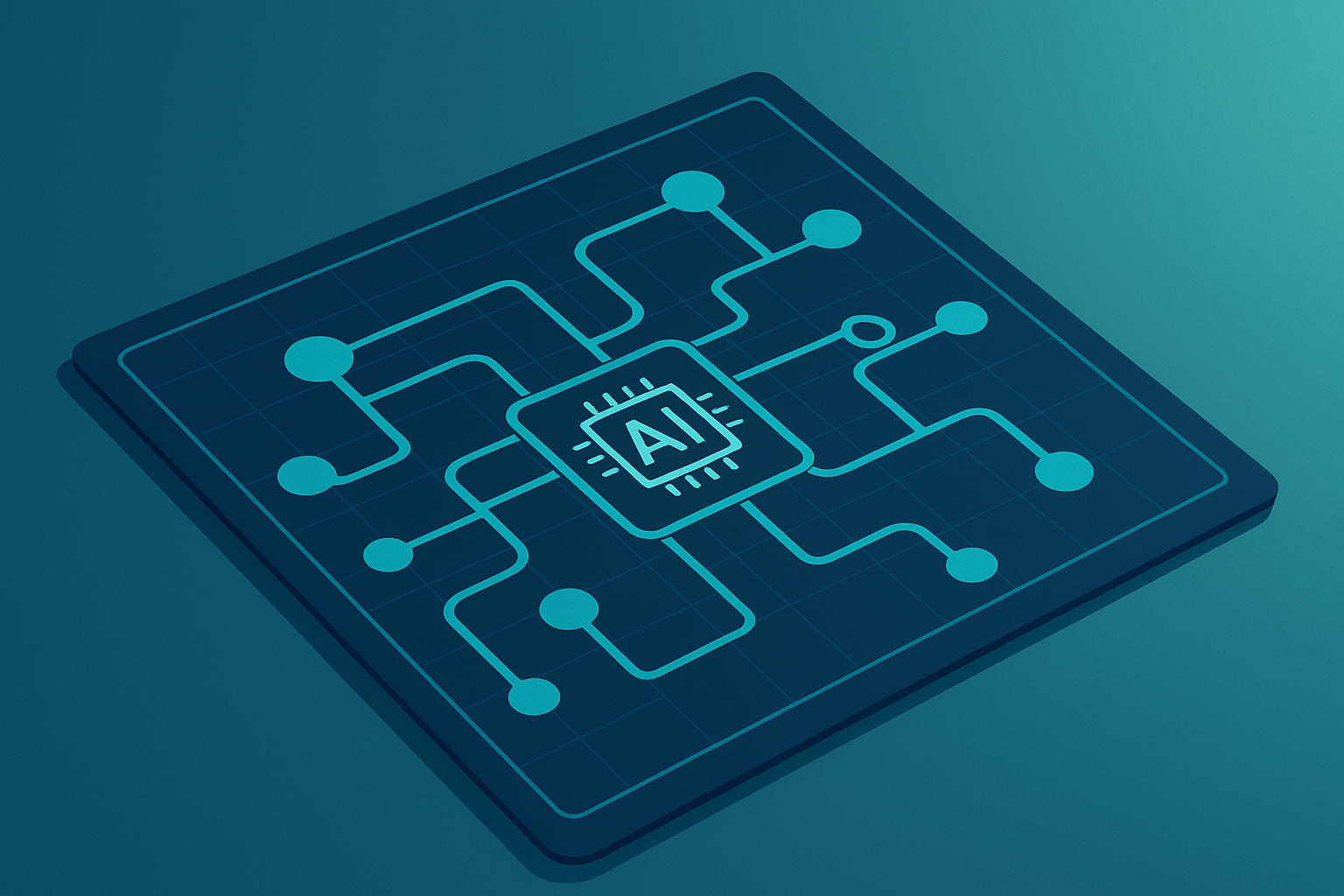 Illustration of AI data scraping workflow blueprint