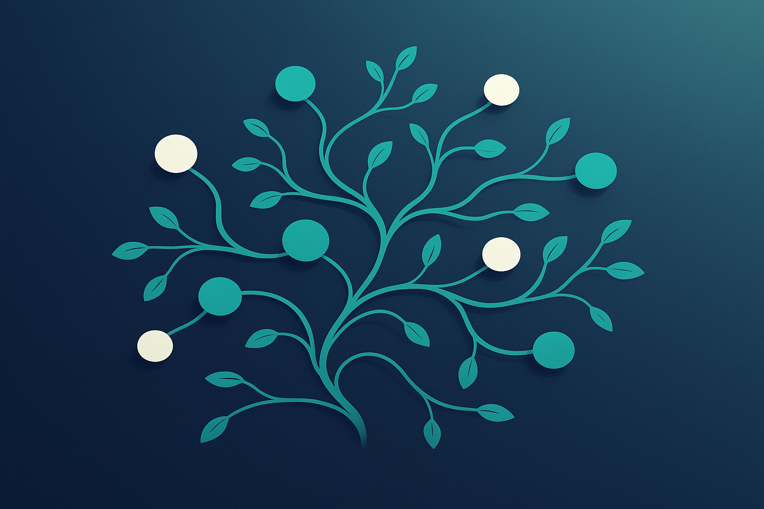 Illustration of semantic relationships in a lightweight knowledge graph