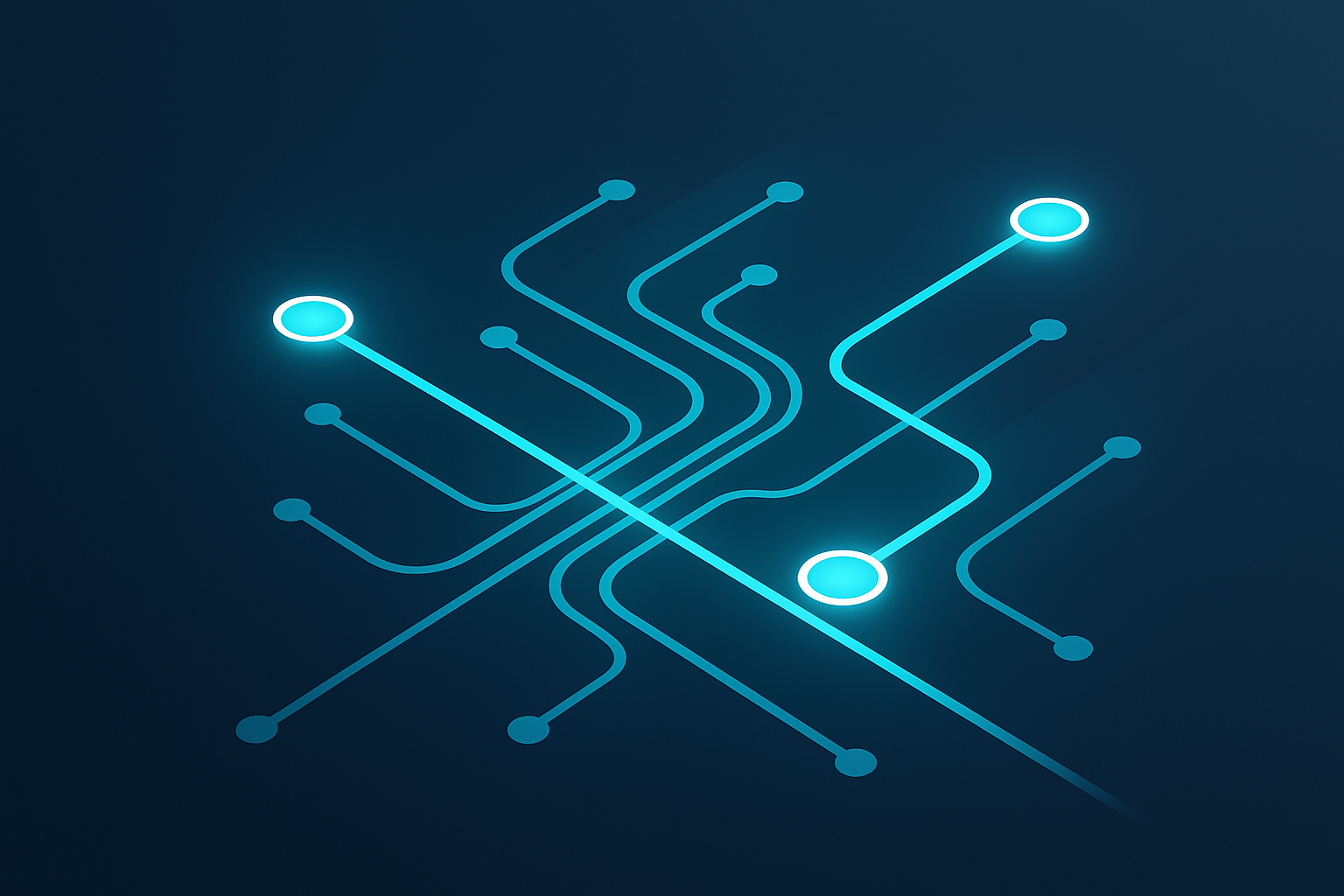 Expert insights on structured data visualized as illuminated pathways