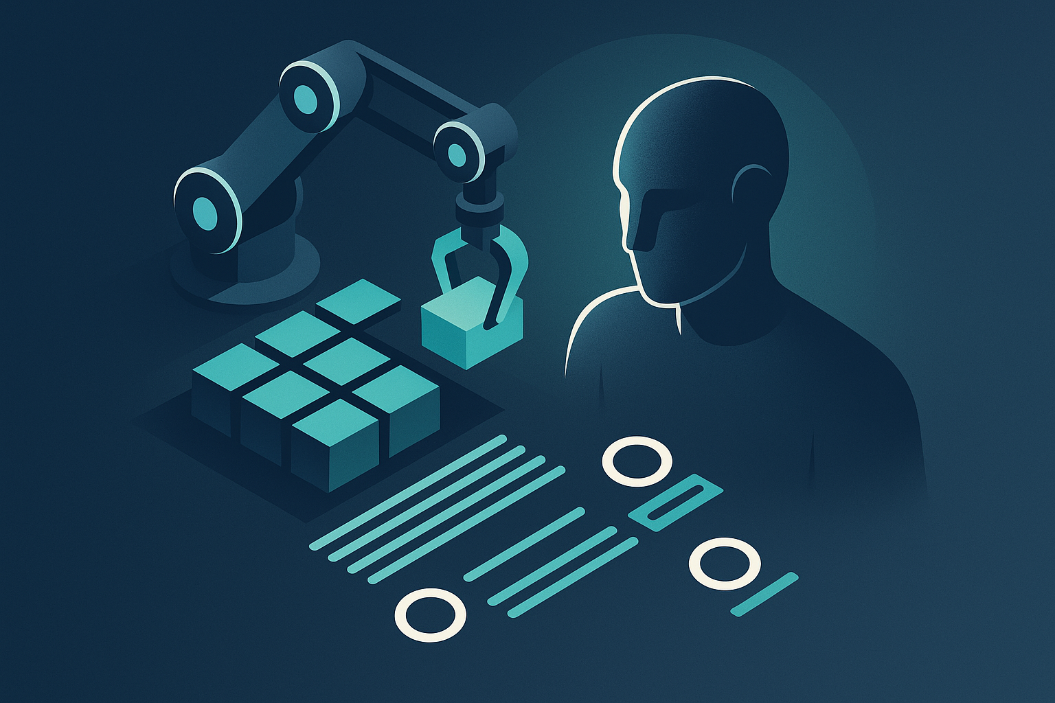 Illustration of AI extracting and citing structured data