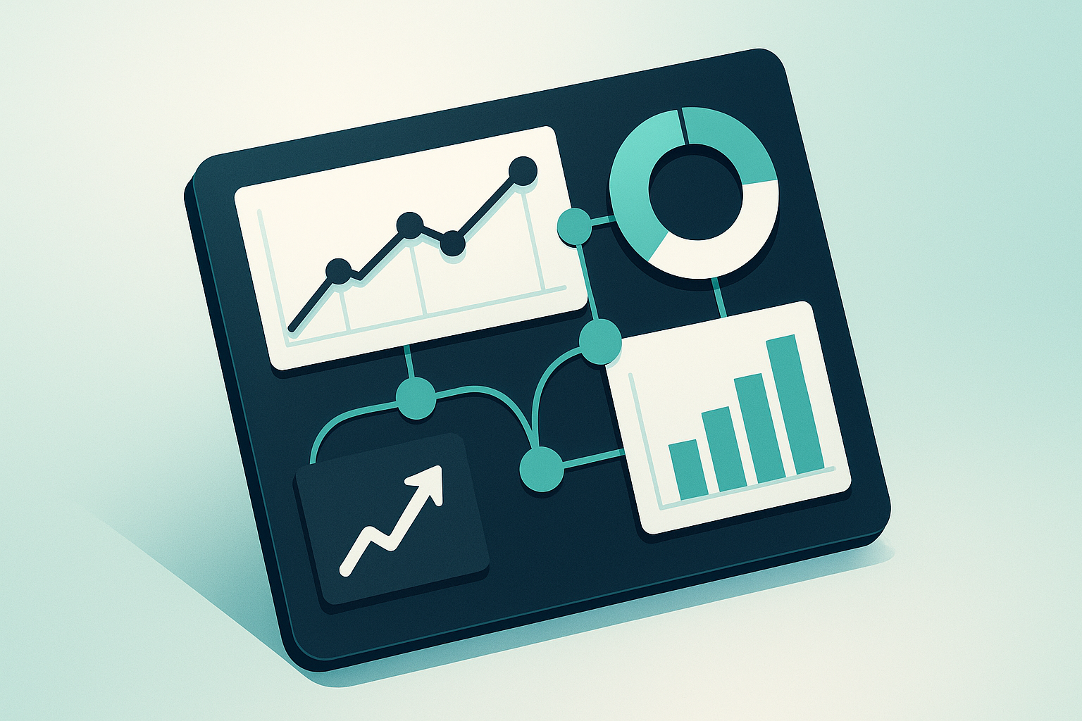 Visual representation of tracking developer efficiency gains