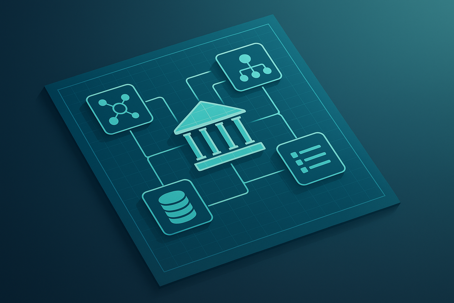 Blueprint design for a scraping skill library illustration