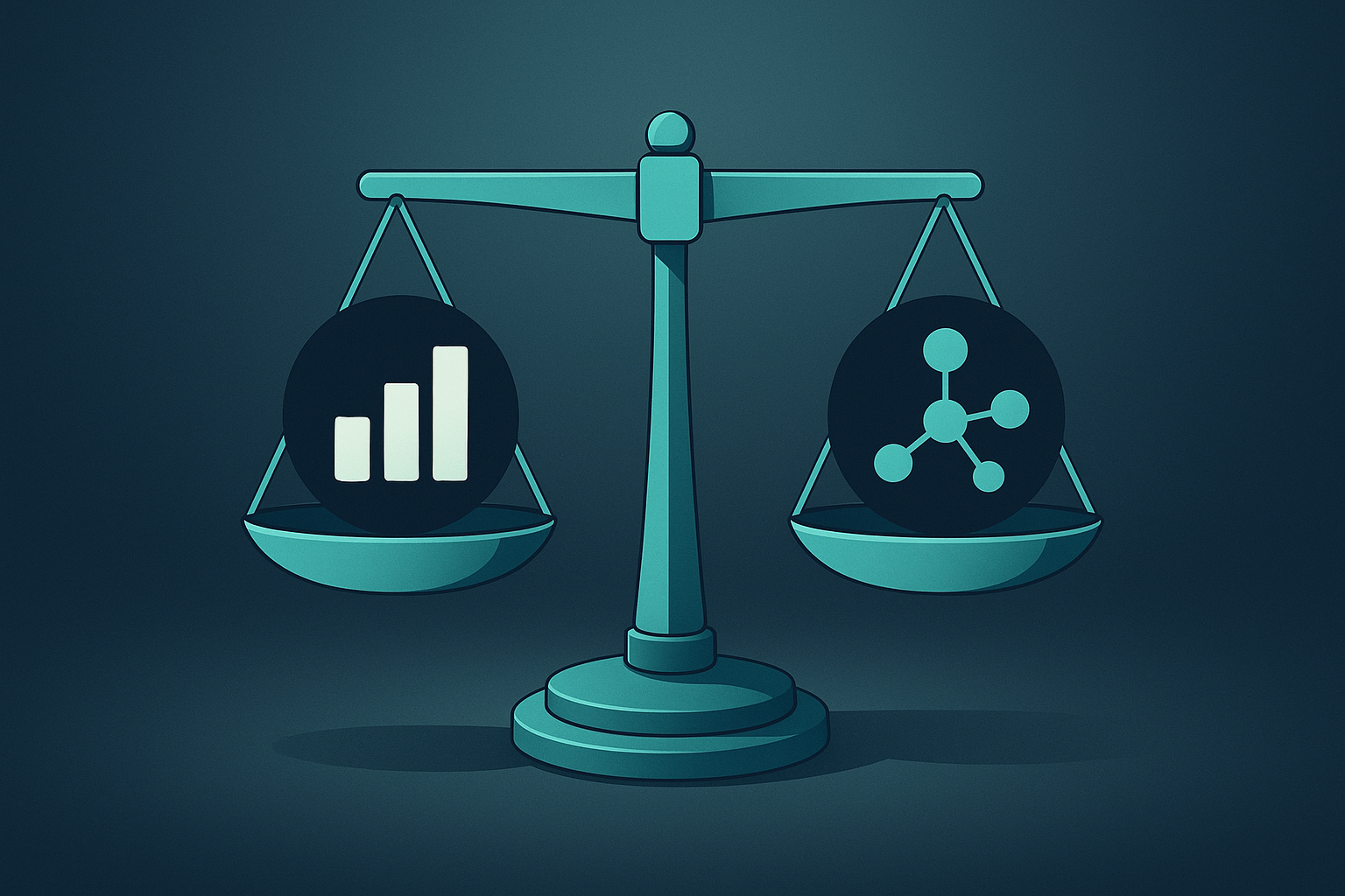 Illustration comparing Perplexity and Google features