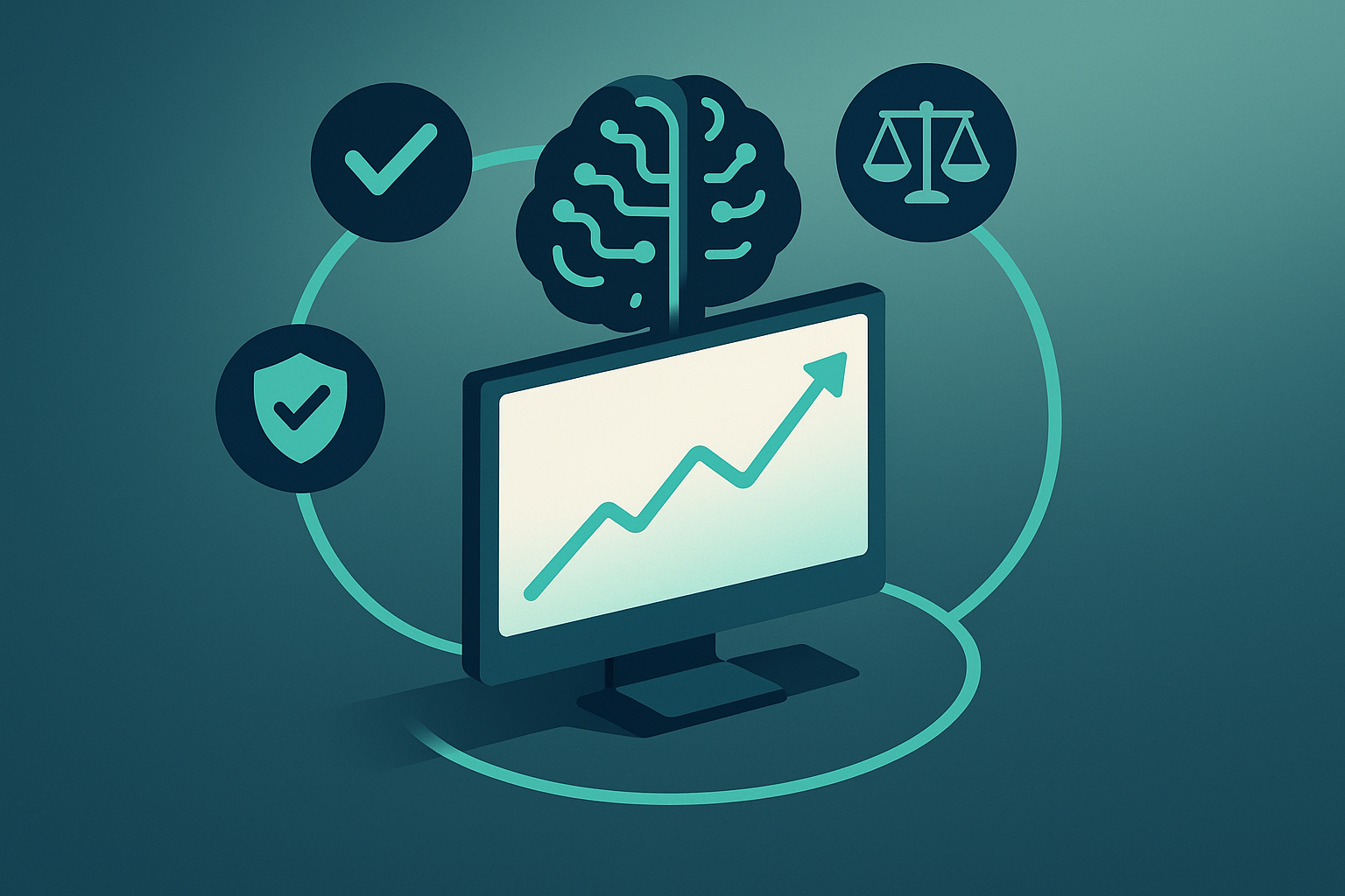 Sustainable AI visibility monitoring with governance nodes and compliance