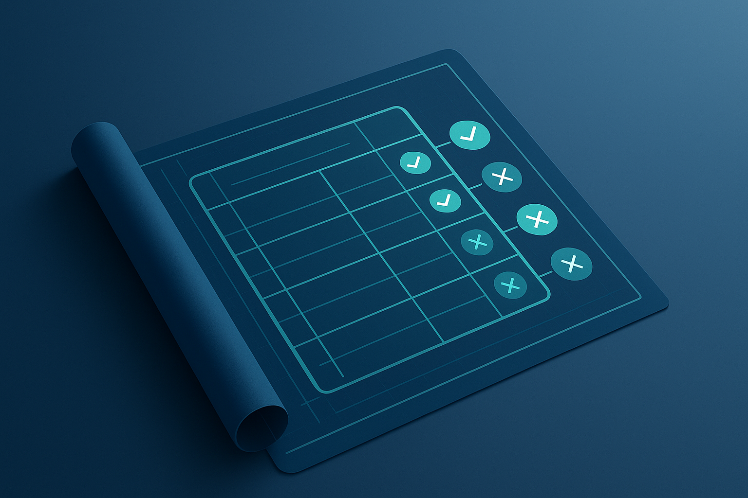 Blueprint of decision matrix for AEO tool comparison