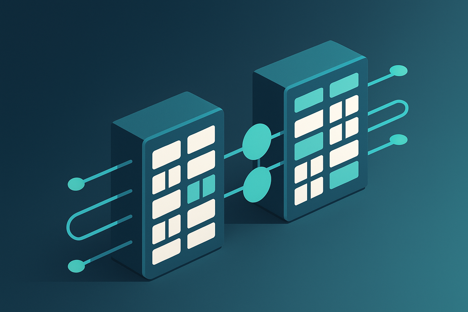 Comparison of structured data approaches in a side-by-side framework