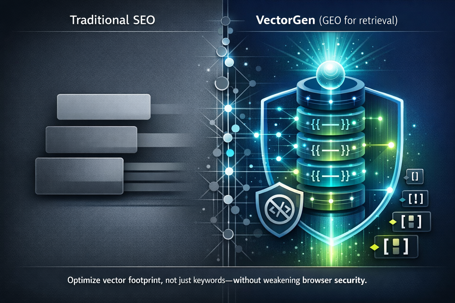 VectorGen: Optimizing Websites for AI Search Engines (Without Sacrificing Browser Security)